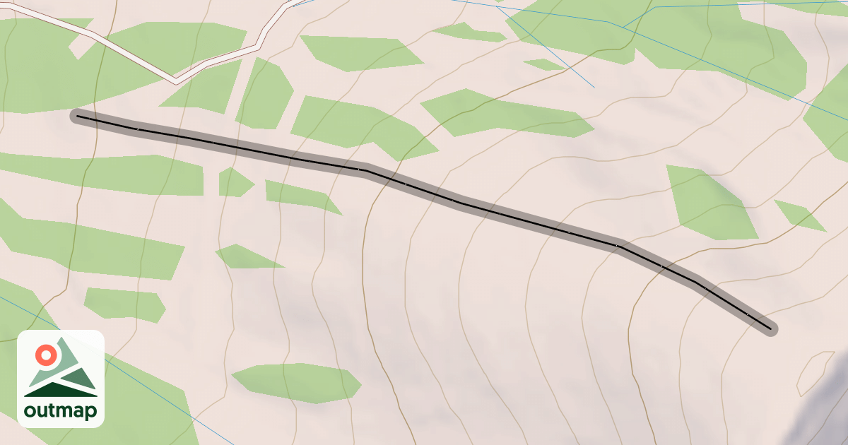 Map of Mertyl's Cut-off