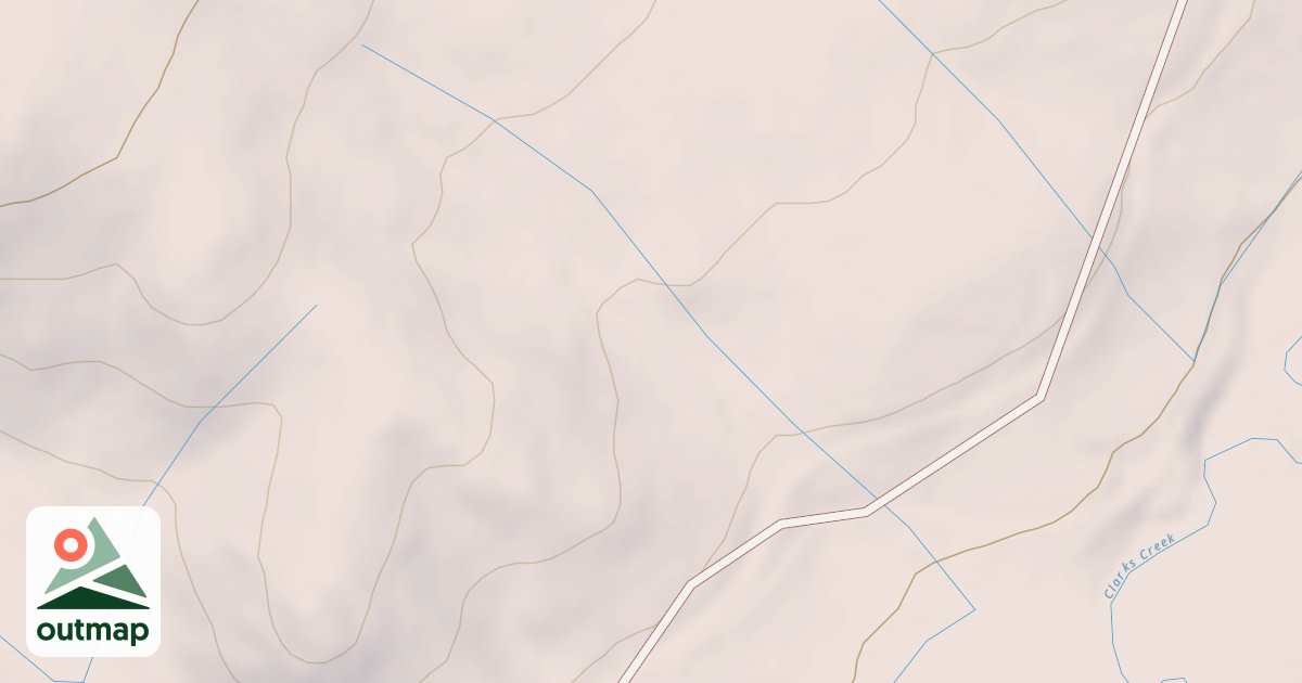 Map of CLARKS WEST SPUR