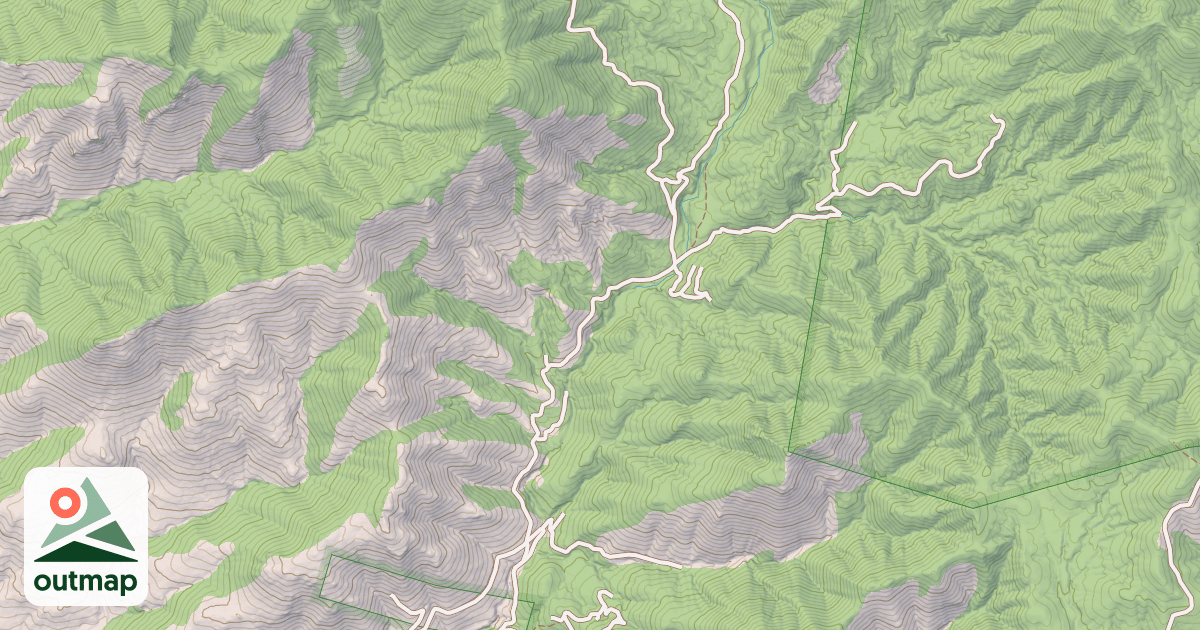 Map of JOSEPHINE CANYON