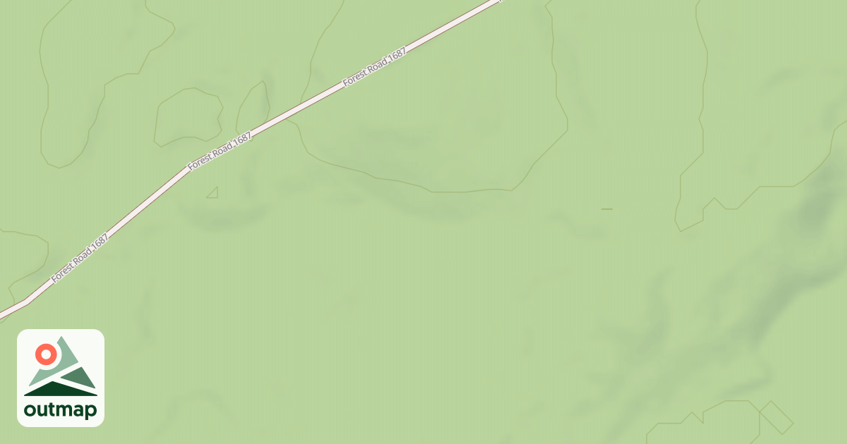 Map of FR 1687F