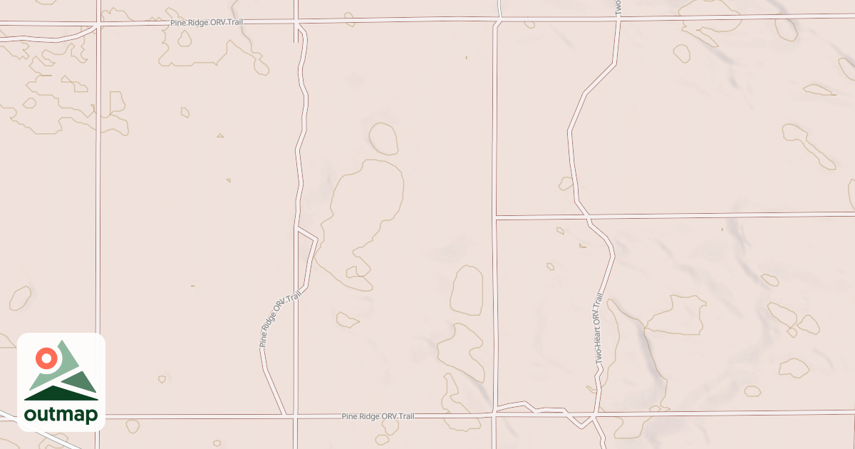 Map of Pine Ridge Trail