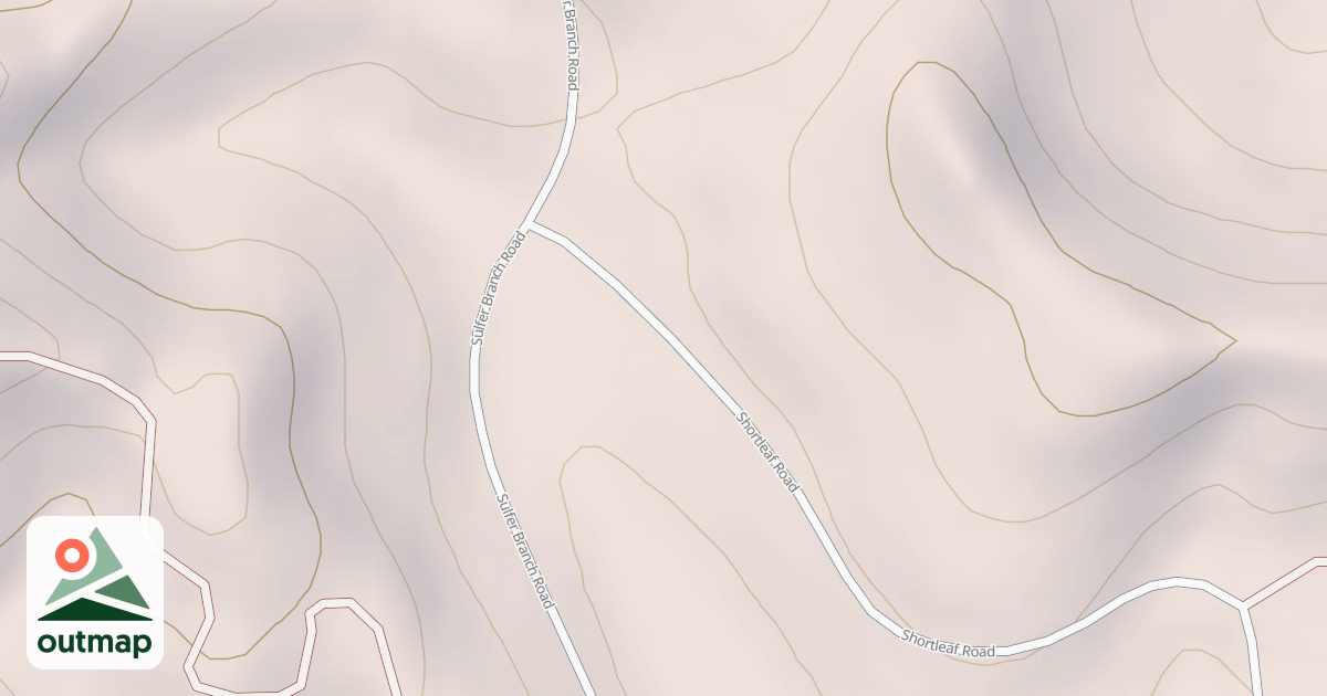 Map of SHORTLEAF