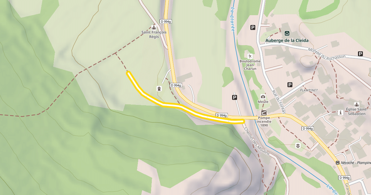Map preview of Liaison Plampinet