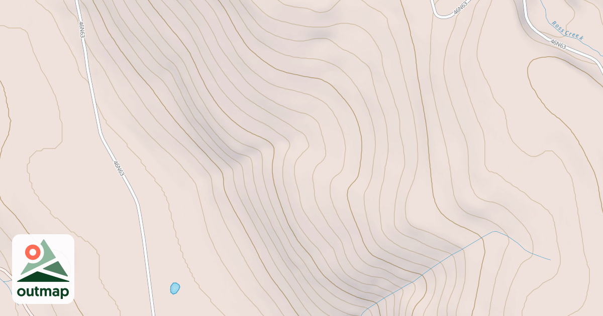Map of COLD CREEK SPUR