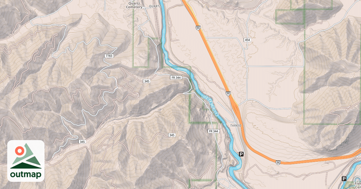 Map of CYR-IRON MOUNTAIN