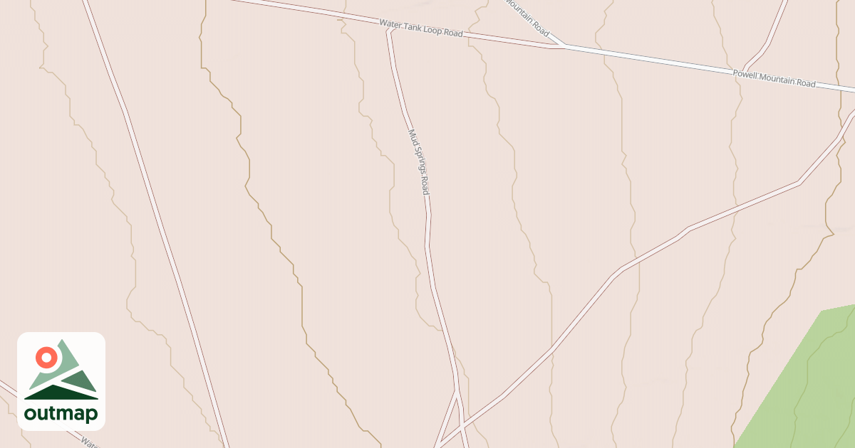 Map of MUD SPRINGS