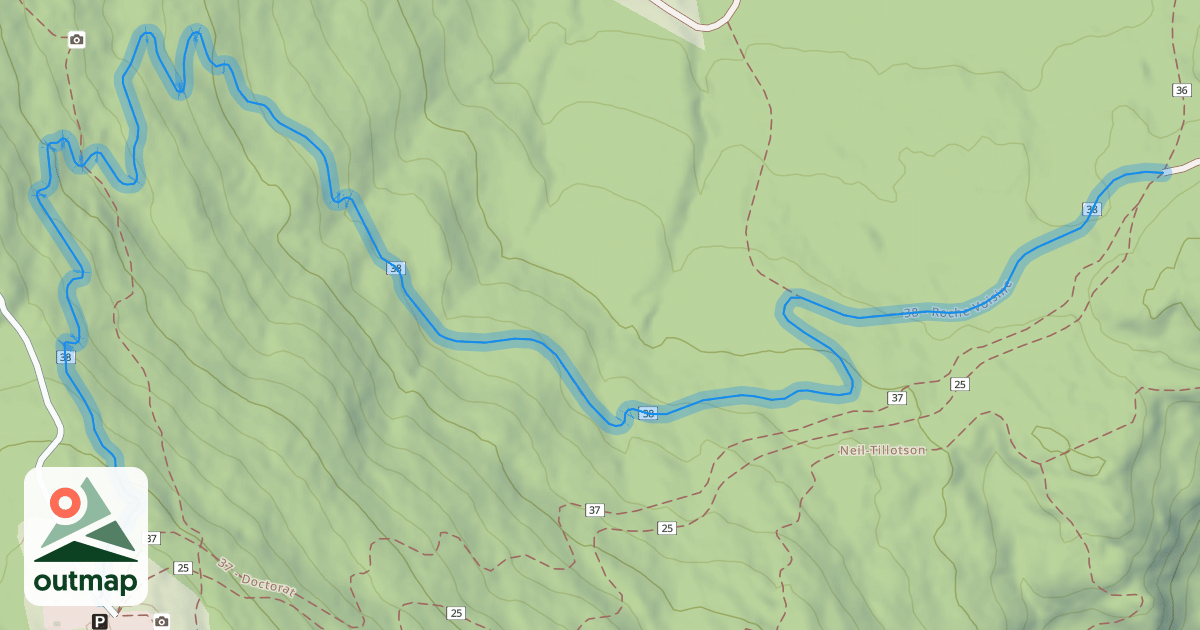 Map of 38 - Roche Voisine