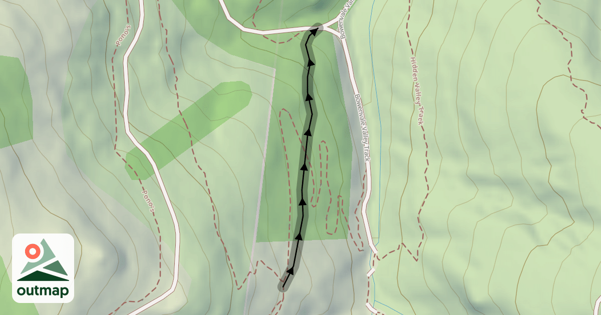 Map of Bridges MTB Track
