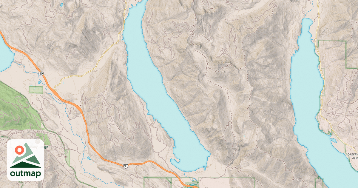 Map of EAST KACHESS