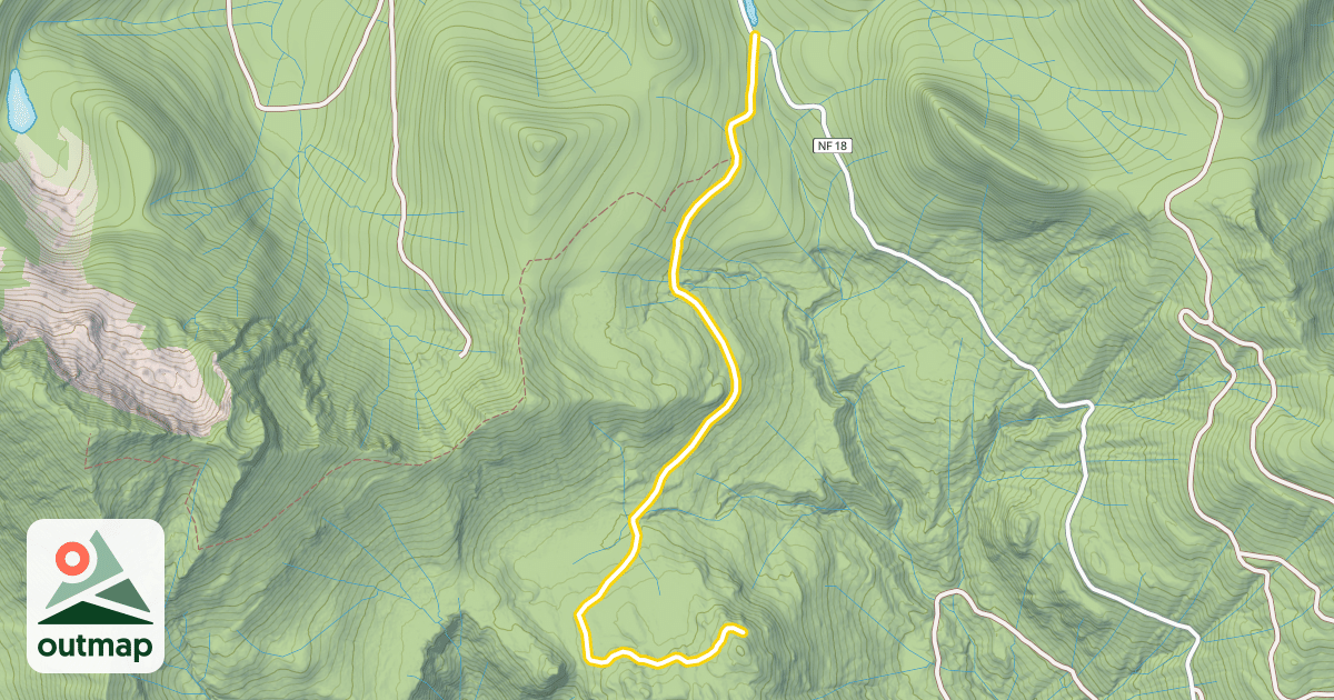 Map of Coney Pass Road #3403