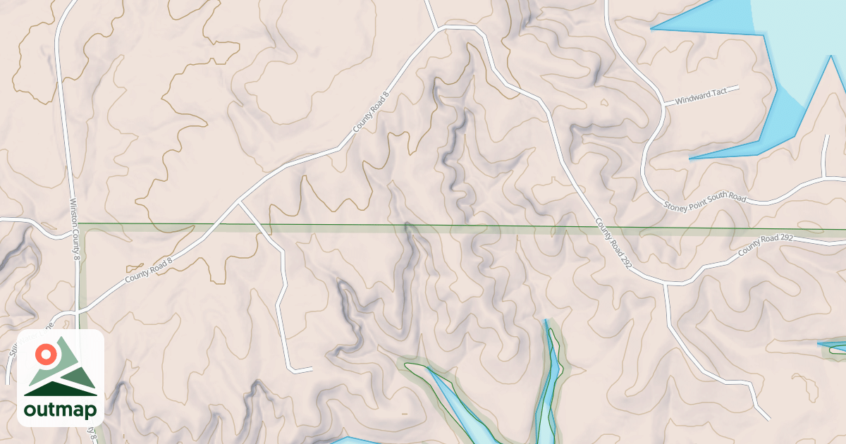 Map of PECKERWOOD