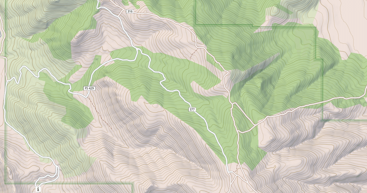 Map preview of Highline