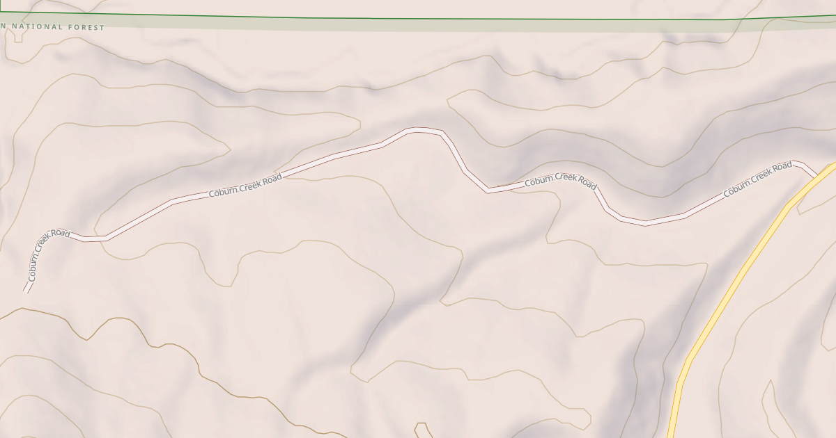 Map preview of COBURN CREEK