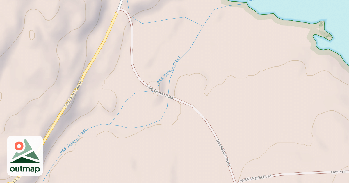 Map of DOG SALMON