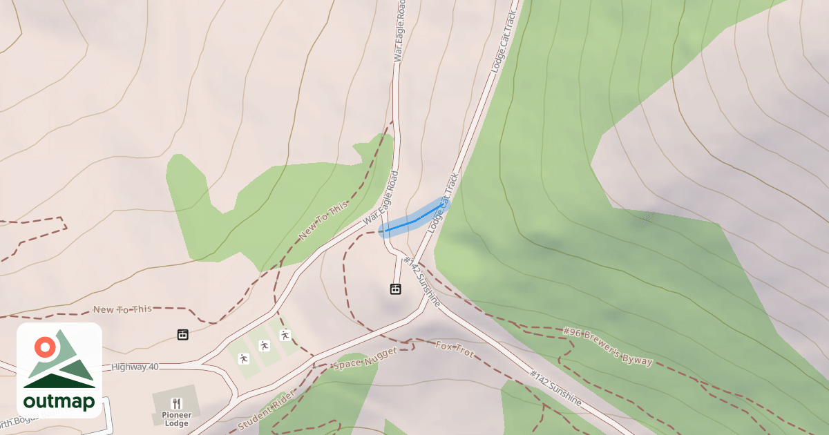 Map of Lodge Cat Track