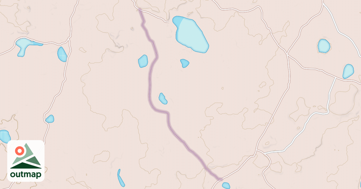 Map of Indian Service Rd. - BIA 4008