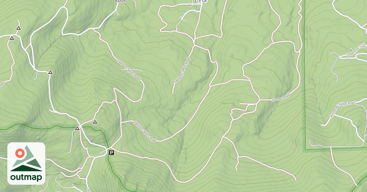 Map of FAIRBURN MTN
