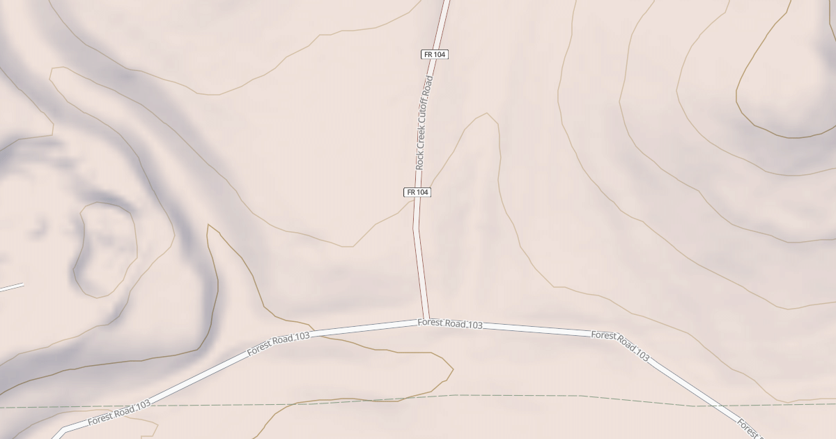 Map preview of ROCK CREEK CUTOFF