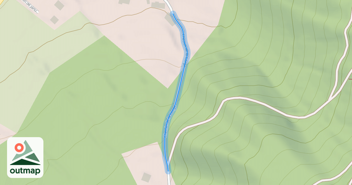 Map of Chemin de la Gorge