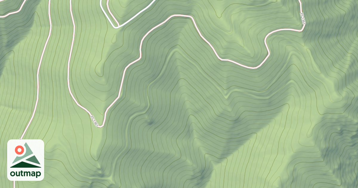 Map of (FDR) SKALKAHO CREEK