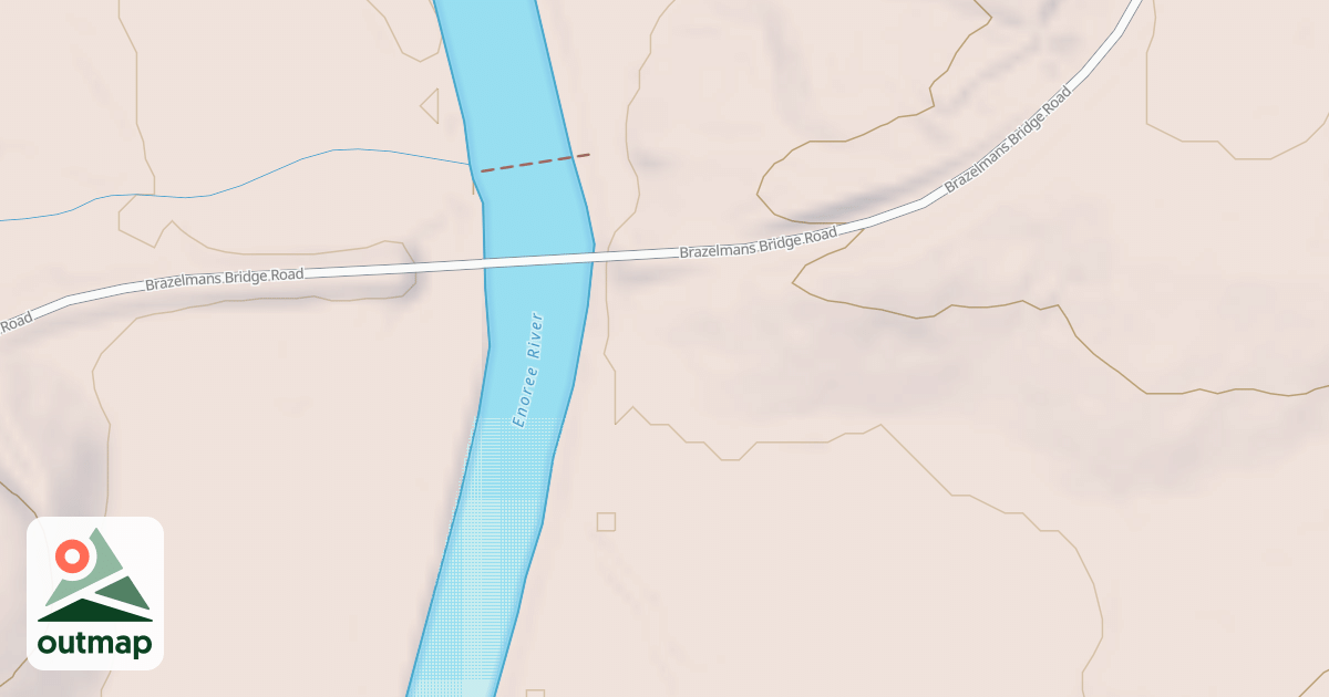 Map of BRAZZLEMANS BRIDGE I