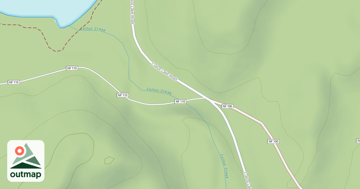 Map of CULTUS LAKE LODGE