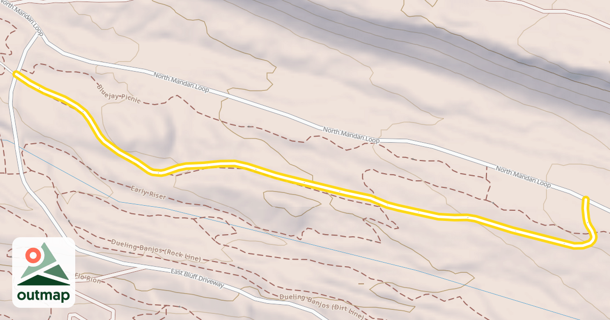 Map of Campground Loop
