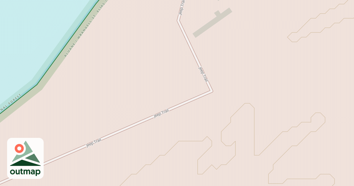 Map of Takeout Main South Alternate Cutoff Trail