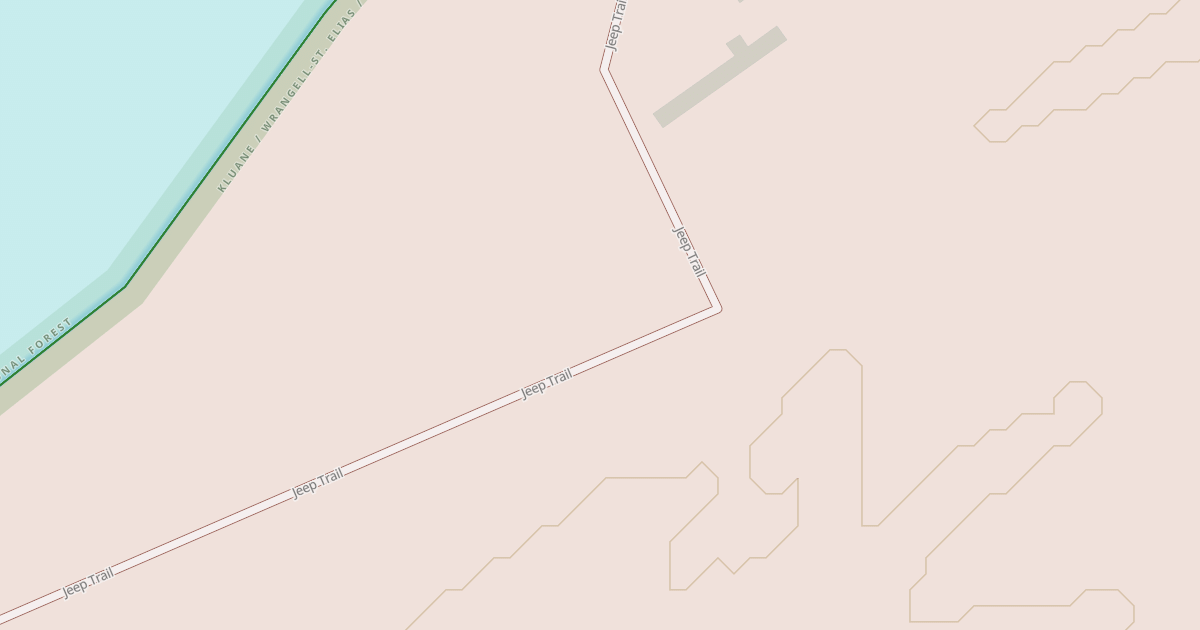 Map preview of Takeout Main South Alternate Cutoff Trail