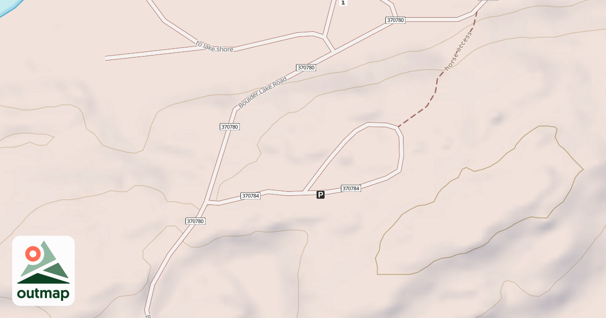 Map of 784 STOCK TRAILHEAD