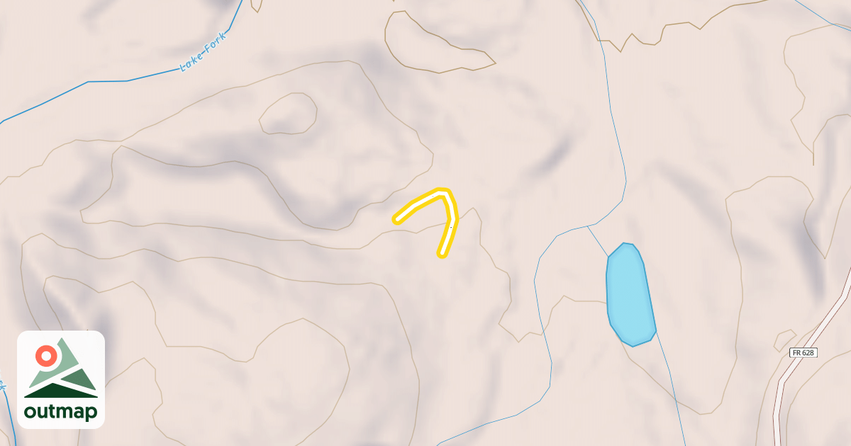 Map of Hidden Valley Outer Loop