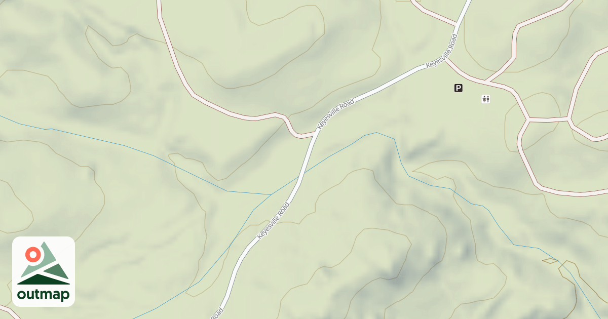 Map of 16070 Keyesville/blk Gulch Usgs Lake Isabel N