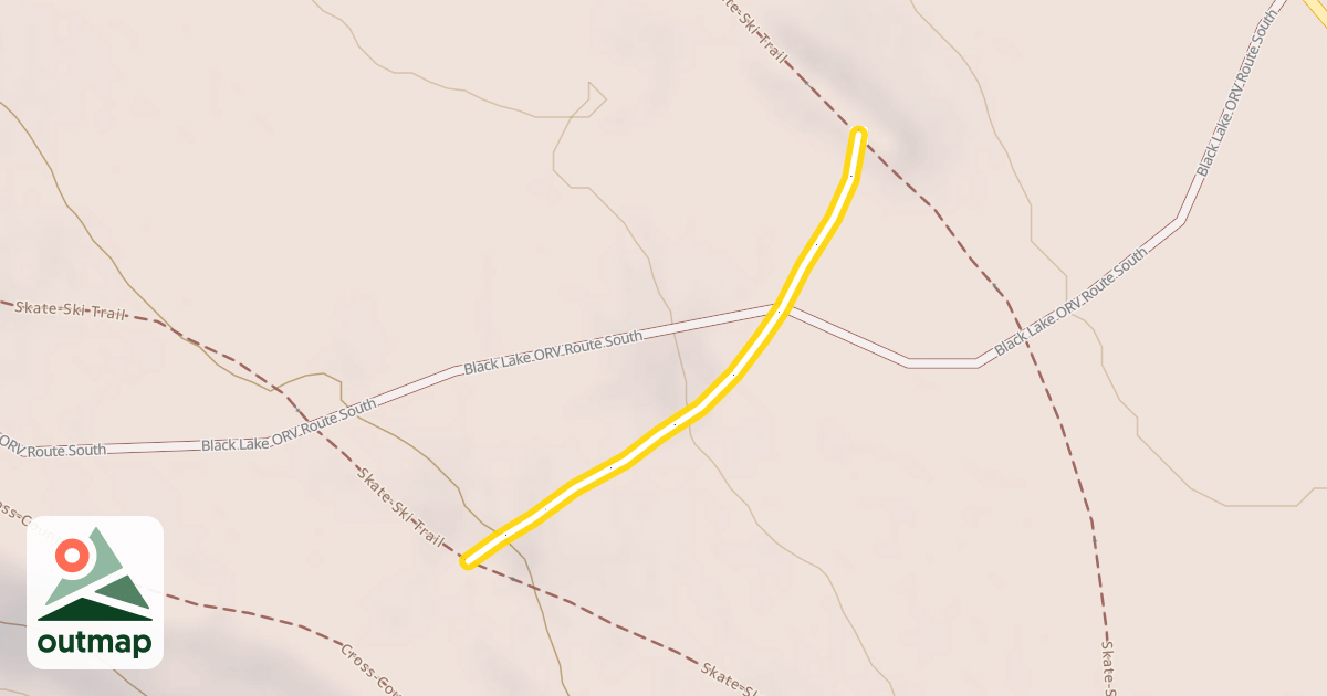 Map of Skate-Ski Trail