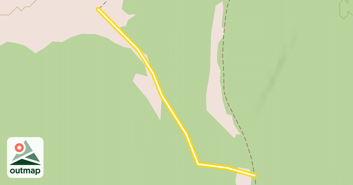 Map of A East Trail
