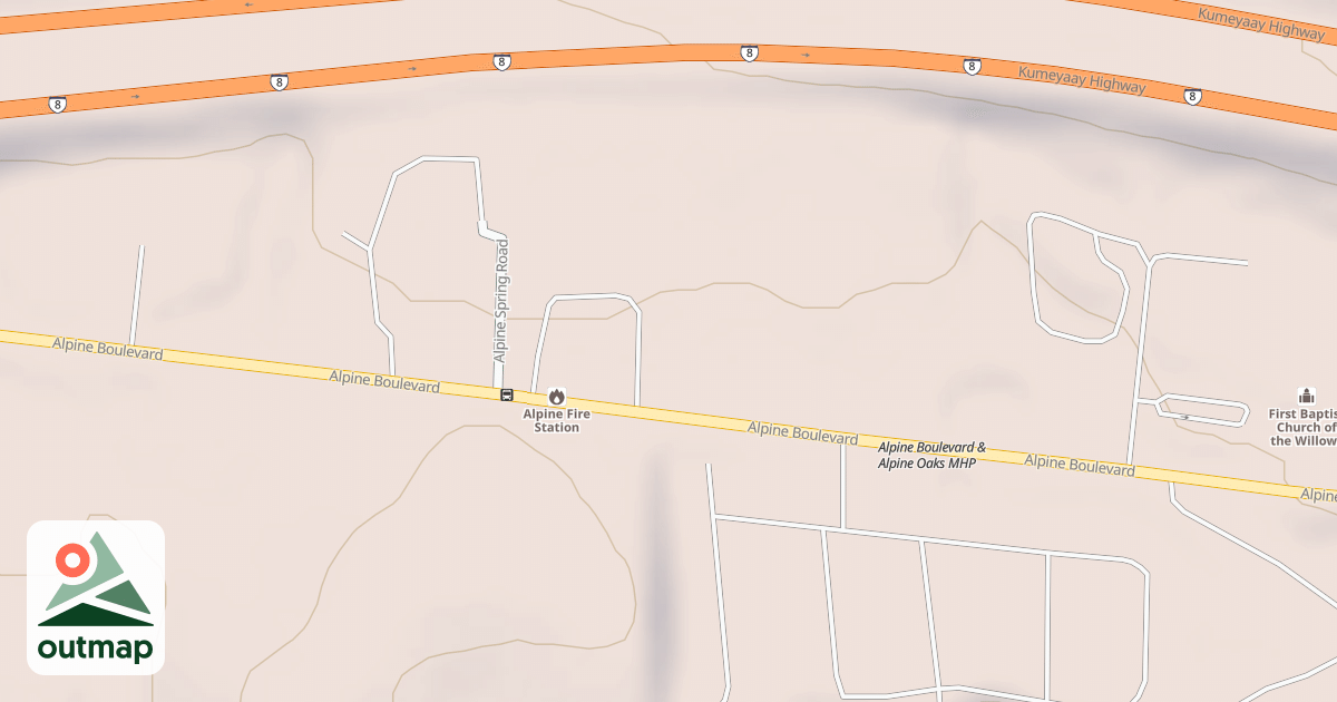 Map of ALPINE STATION