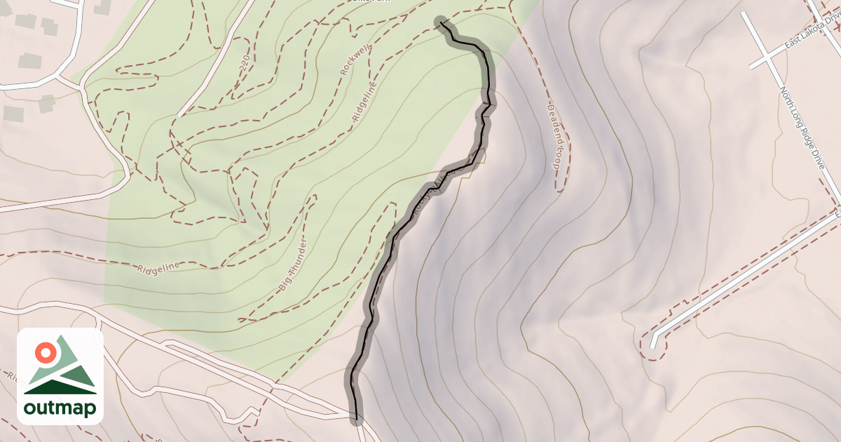Map of Rocky Balboa Trail