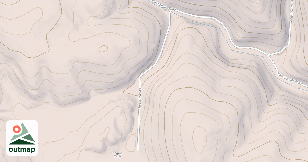 Map of ROGERS RUIN