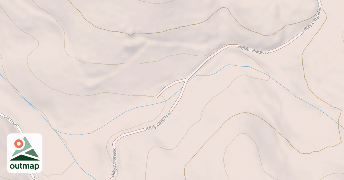 Map of HAPPY CAMP C.G.