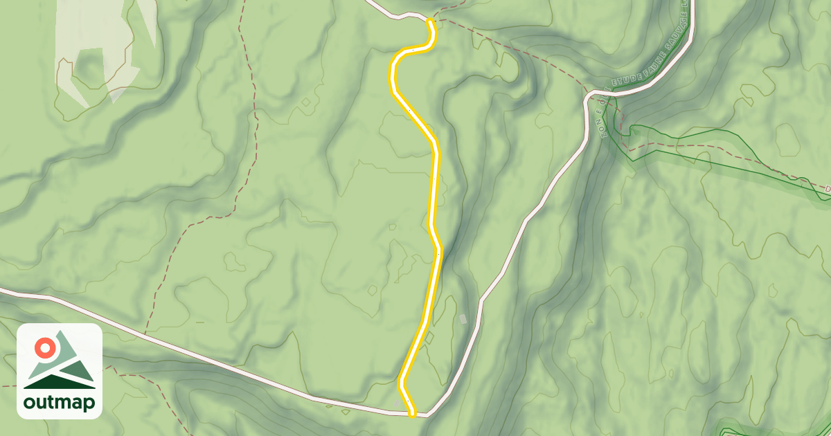 Map of Descente La Petite Grand