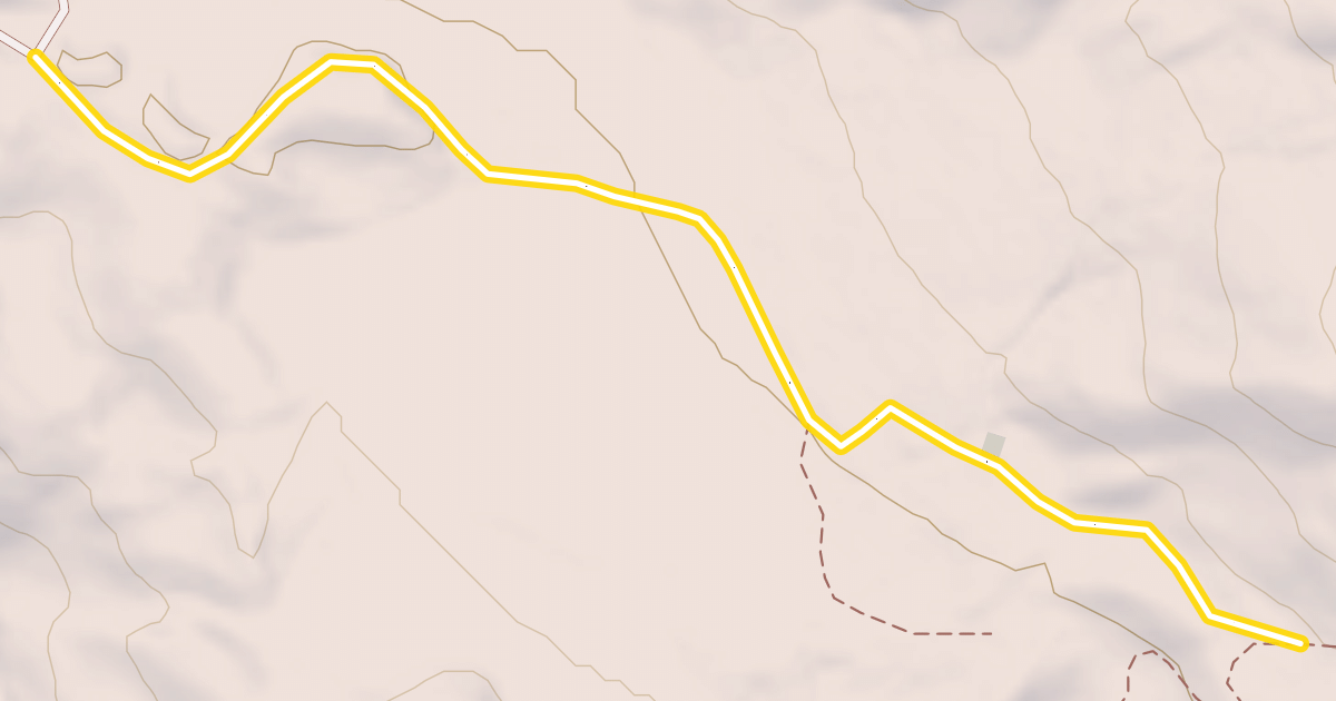 Map preview of Hyalite Canyon Trail