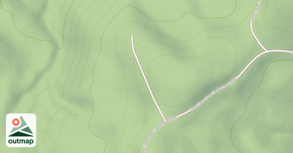 Map of USFS Motor Vehicle Use Map Roads {3E629F83-F1A5-4108-94E2-6DE9BCCF698A}