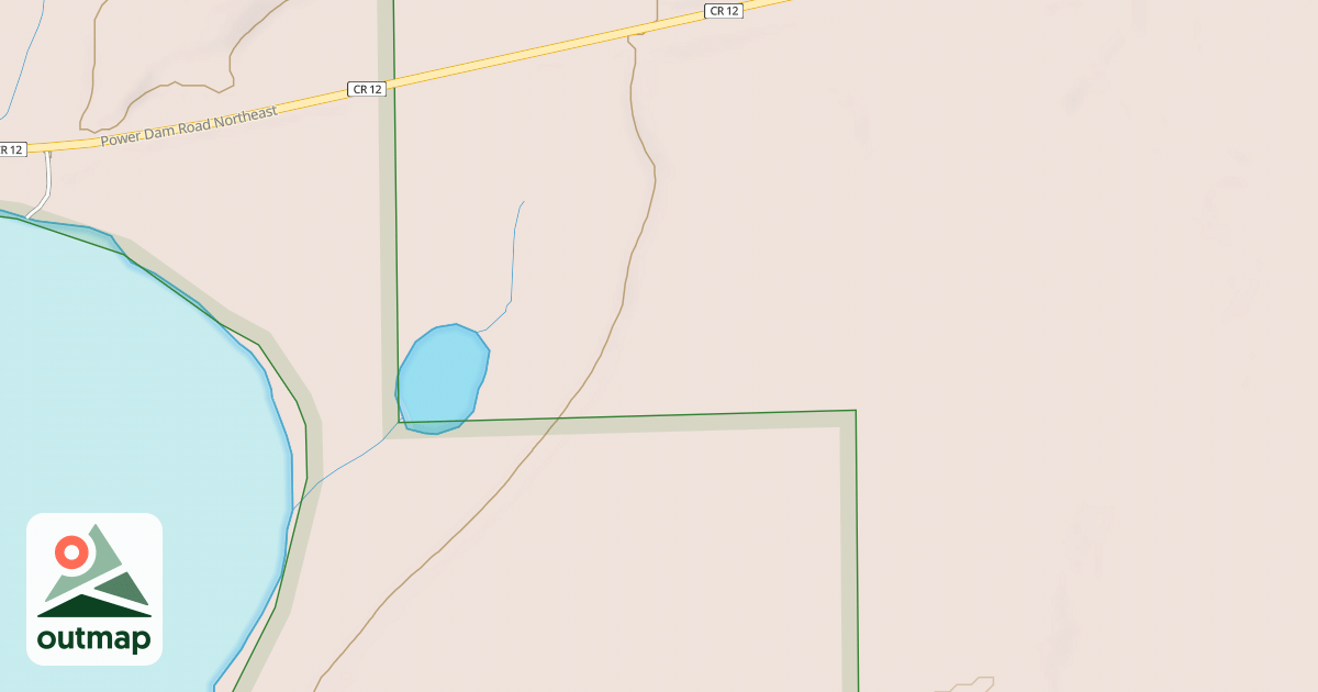 Map of ANDRUSIA ROAD NORTHEAST