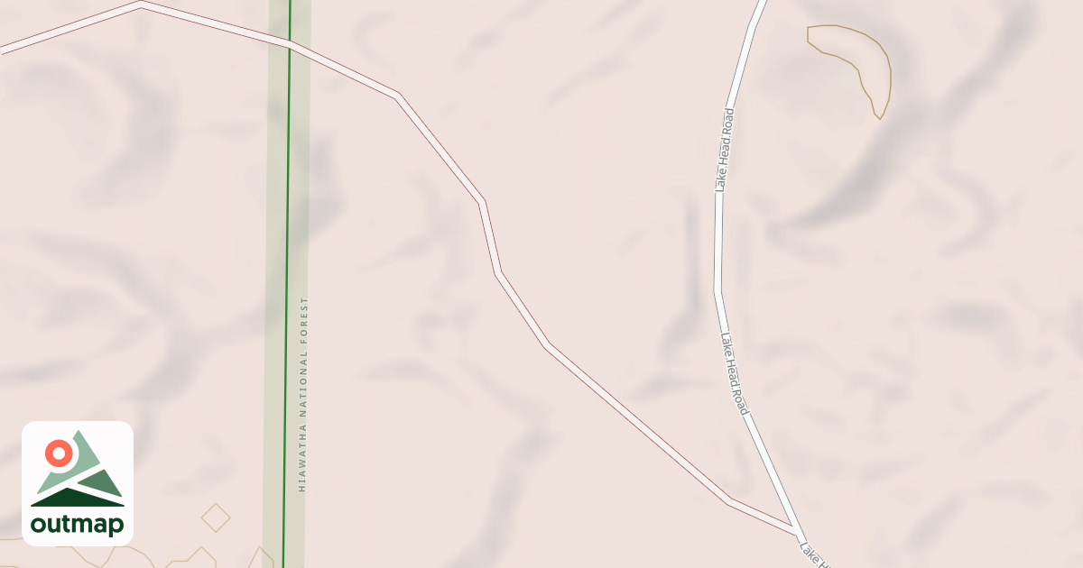 Map of BREVOORT CAMP SPUR F