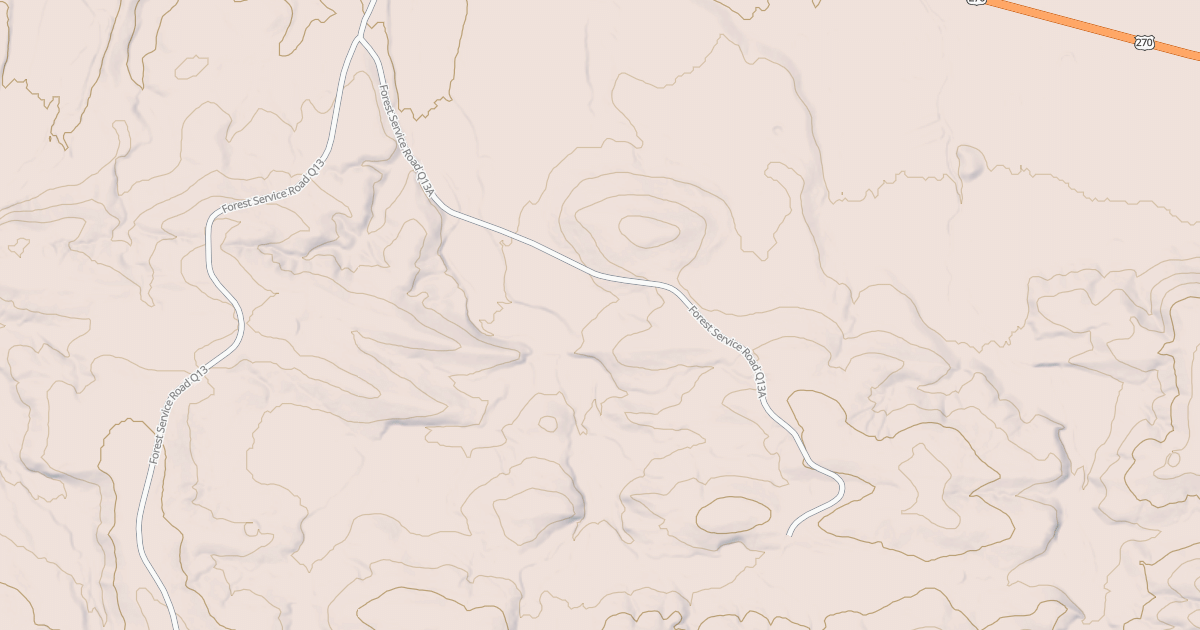 Map preview of MCCONNELL SPUR
