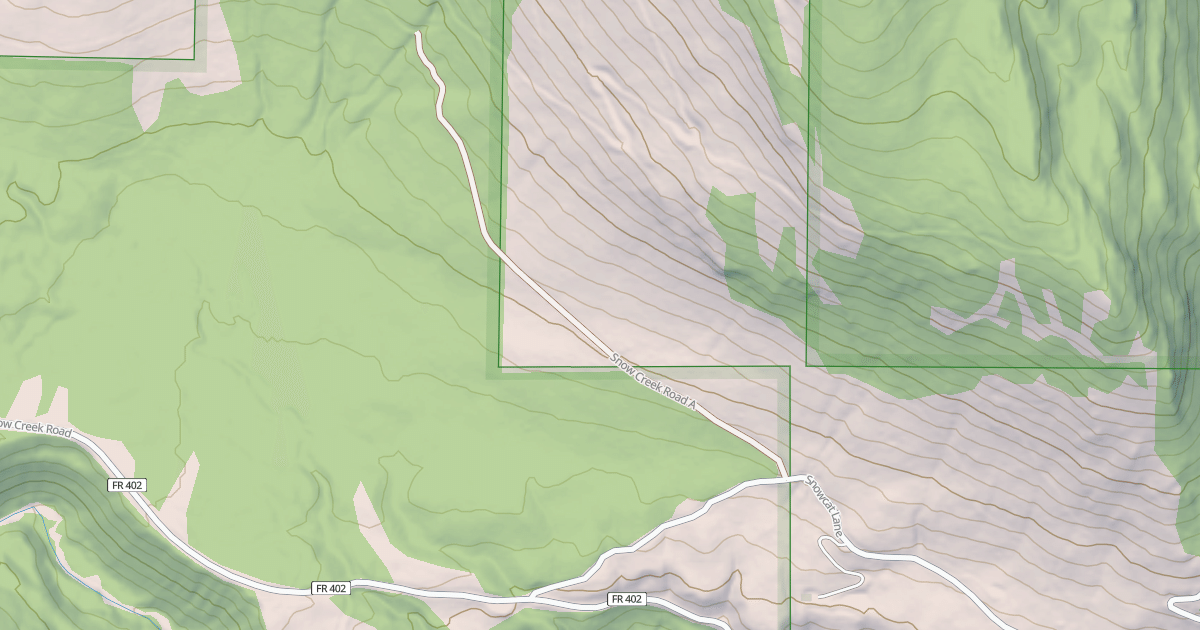 Map preview of SNOW CREEK A