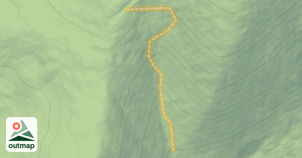 Map of La Craque (haut)