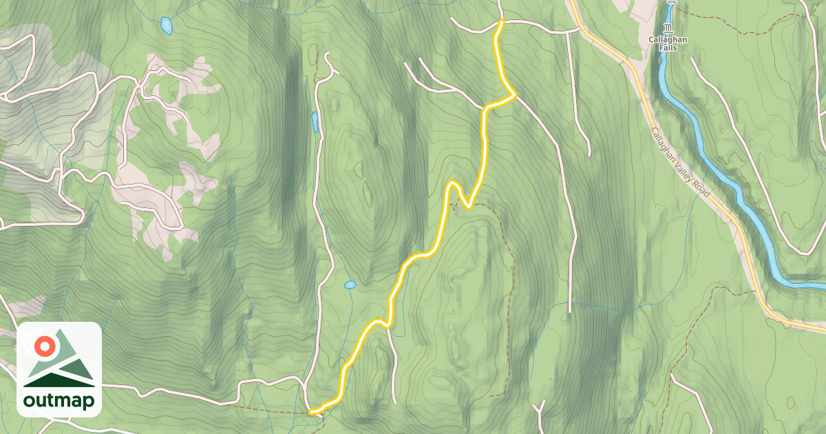 Map of Brandywine Snowmobile Trail