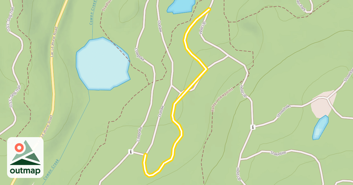 Map of Bronco