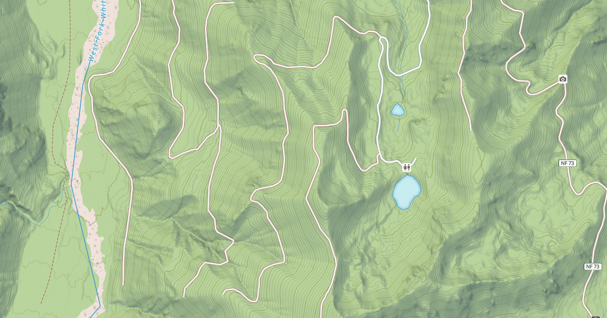 Map preview of MULE RIDGE