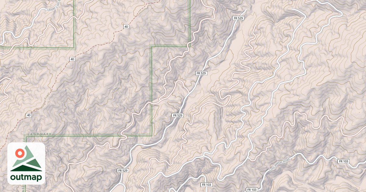 Map of CAMP CREEK